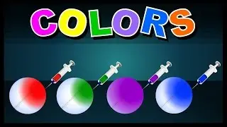 Learn Basic Colours Names with Pictures | Color Name for Kids Learn With Fun