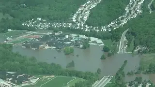 Flying in a A36 Bonanza viewing the 2017 St. Louis Flood- Ghibli Central