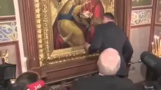 Кличко ударился головой об икону