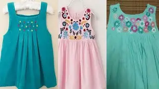 Baby Frock Design/ Hand made Ambroided Baby Girl Dress Designing Ideas|| Fashion Fame