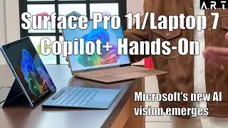 Microsoft Surface Pro:Laptop CoPilot+ Hands On