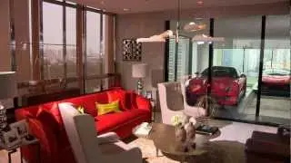 Millionaires park supercars - in their LIVING ROOM [HD]