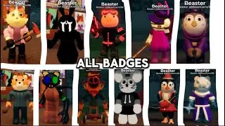 How To Get All “BADGE SKINS” In Roblox CISCOMANI’S PIGGY ROLEPLAY!