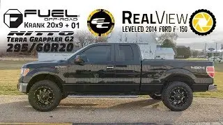 RealView - Leveled 2014 Ford F-150 w/ 20x9 Fuel Offroad Kranks & 295/60 Nitto G2s