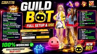 GUILD BOT FULL SETUP & USE 😱 100% WORKING (2026) |TCP BOT Free Fire MAX