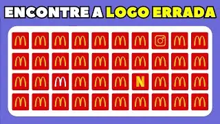 ENCONTRE A LOGO ERRADA 🥤🍏 QUIZ DEFINITIVO DE LOGOS | QUIZPLAY