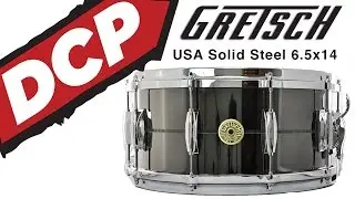 Gretsch USA Solid Steel Snare Drum 6.5x14
