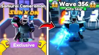 😱NEW SAMURAI CAMERAMAN IS INSANE!!🔥NEW UPDATE!!🤯TOILET TOWER DEFENSE