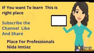 Course INTRODUCTION | Our sevices | #courses # services |Nida Imtiaz| Place for Professionals