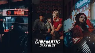 Lightroom Mobile Tutorial [ How to edit Cinematic Dark Blue Presets ] Lightroom Mobile Presets