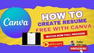 How to Create Your Resume for FREE in Canva? | Make Online Free Resume | Resume kaise banaye ??