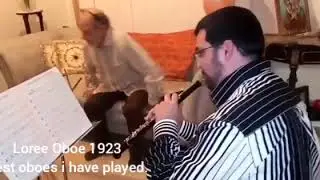 Loree oboe 1923 Beutiful sound (Golden Age)