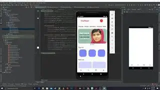 UI Template to Developed Android Application - Part 4 - Bottom Navigation View Click, Fragments