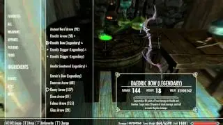 Skyrim - My 1.5 BILLION damage bow. It's obscene !!