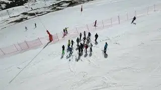 Tomas dron de la carrera de la KDD Nevaport en Boí Taüll 2023