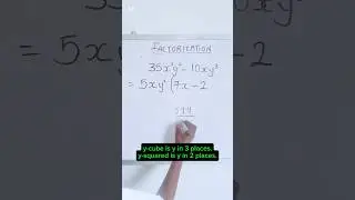 Algebraic Factorization Techniques EXPLAINED