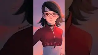 Sarada Uchiha in different styles #boruto #sarada #anime  #cool