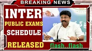 INTERMEDIATE Exams Schedule Released for the year 2021 AP @Trilokya6600