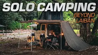 Solo Car Camping ASMR | Peaceful Rain and River Sounds