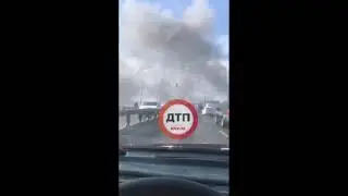 В Киеве  масштабный пожар