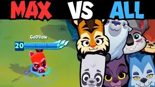 MAX vs DOGS, CATS & BEARS - WHO IS STRONGER? | Zooba Tournament 1v1