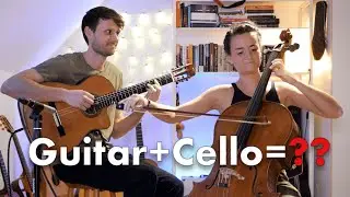 Cello and guitar duet (Romantic music)