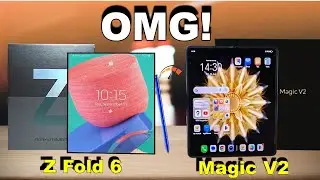 z fold 6 Samsung Galaxy  VS. Honor Magic V2 - This Is Insane! !😍🔥