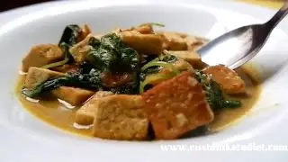 How To Make Curried Tofu With Spinach | Easy Keto Recipes