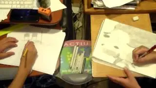 time lapse drawing of deer and titanic