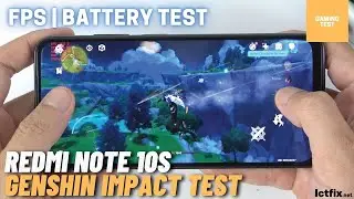 Xiaomi Redmi Note 10s Genshin Impact Gaming test | Helio G95, 8GB RAM