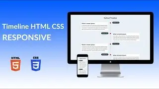Vertical Timeline HTML, CSS Bootstrap Responsive Part 2 - Seniman Koding