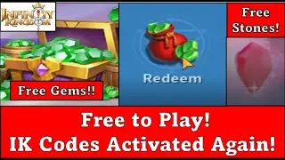 Free Gems, Stone, and More! Infinity Kingdom Codes Released Again! Free to Play Special.