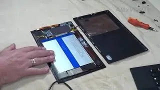How to disassemble a tablet...