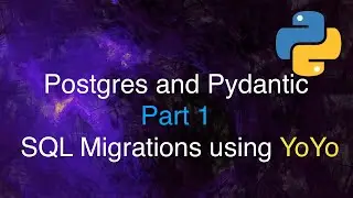 Postgres SQL Migrations using YoYo