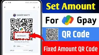 QR code par amount Kaise set Kare | QR code par Payment Kaise set kare | fixed Amount QR code