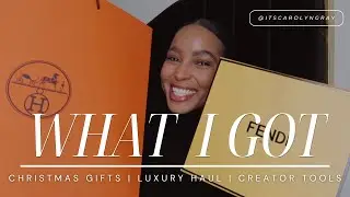 LUXURY HAUL | WHAT I GOT FOR CHRISTMAS | FENDI , HERMES, NIKE OH MY!!!