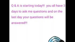 Q&A || update video