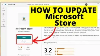 How to update microsoft store app in windows 10 in urdu