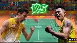 Legendary Match between two Legends Lee chong wei vs Lin Dan 2016 Olympics SF