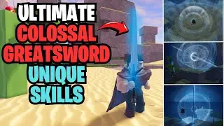 The BEST Colossal Greatsword Weapon Skills | Arcane Odyssey