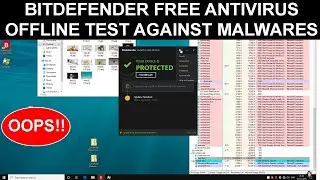 Bitdefender Free offline VS Malware TESTED