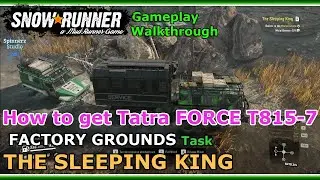SnowRunner How to get Tatra FORCE T815-7 | SnowRunner - The Sleeping King | Tatra FORCE Location