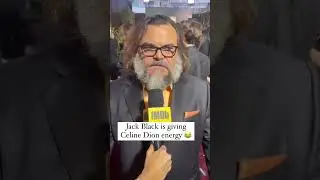 Jack Black is giving Celine Dion energy  😂