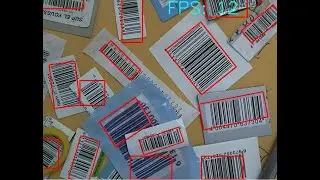 Multiple 1D barcode detection for low resolution (640 x 480 pixels) resolution.