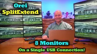 OREI SplitExtend HDMI Adapter - 8 Monitors on a Single USB Port!