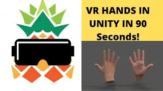 VR Hands in Unity in 90 Seconds [2020]. Oculus Quest, Rift, Vive and more! VR Avatar hands