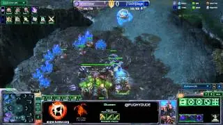 HoTS Showmatch ROOT Sage v VPBenQ Slivko G2 Starcraft 2 Pughy