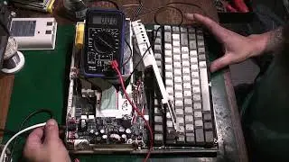 Toshiba T1200 taking some voltage measurements for a fellow YouTuber