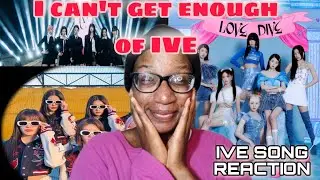 Reacting to IVE Songs( I am, Love Dive, Eleven,Kitsch) for the first time