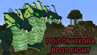 Minecraft System Hydra: Poison Hydra Boss Fight ( Bedrock Addon )